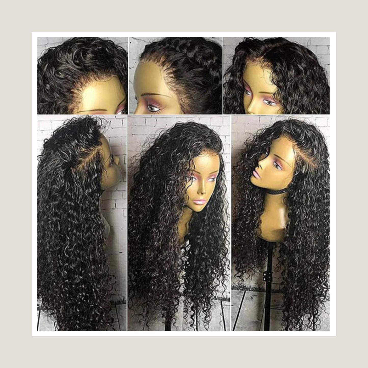 360 Lace Front Human Hair Wigs, 150% Density, Curly, Virgin Hair Lace Frontal Wigs, Full Lace Wigs, Baby Hairs.