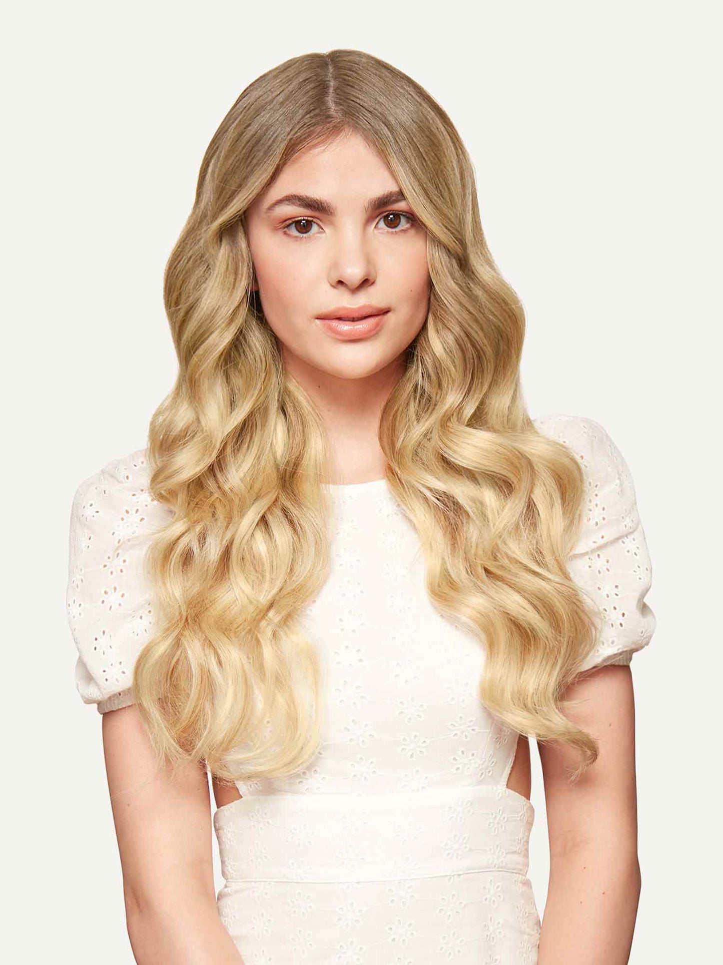 ¡NUEVO! Cabello humano Remy europeo, tramas cuádruples, 18", color 16, 100 g