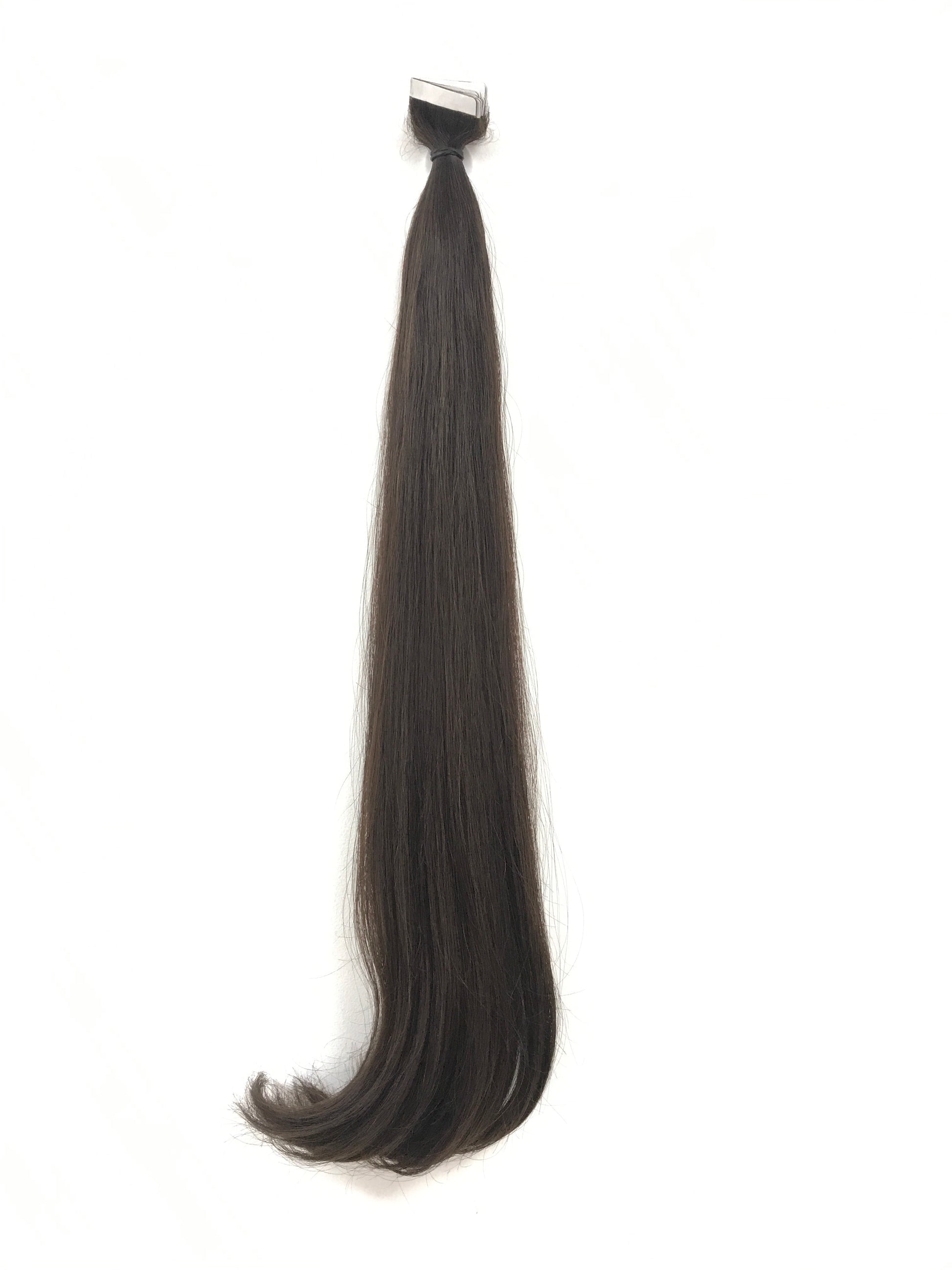 Brazilian Virgin Remy Human Hair, Tape Extensions, Straight, 18'', Medium Brown. Quick Shipping!-Virgin Hair & Beauty, The Best Hair Extensions, Real Virgin Human Hair.