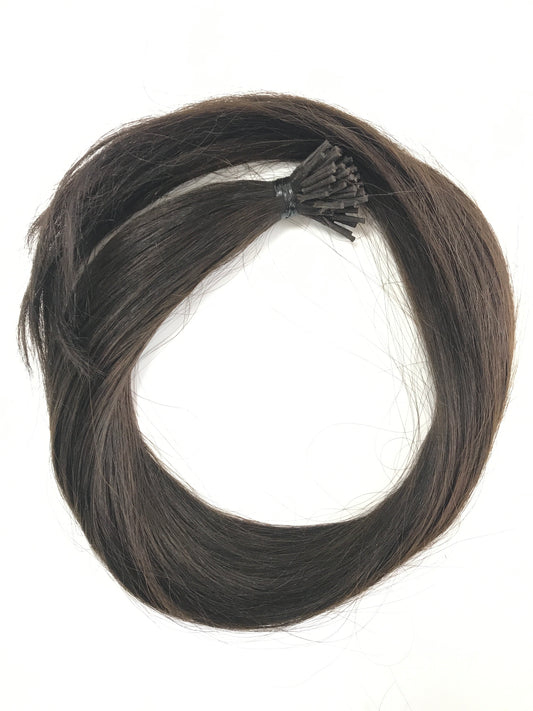 Russian Remy Human Hair,0.7g itips, Straight, 18'', Virgin Uncoloured, 50g, Quick Shipping!