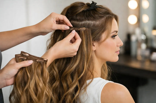 How to Apply Clip In Extensions for a Natural Look