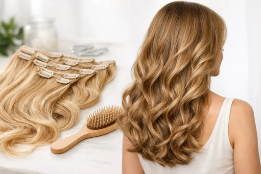 Remy Clip In Extensions for Natural Volume