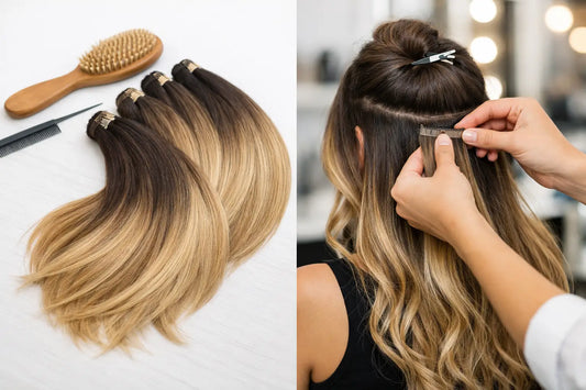 Balayage Human Hair Extensions Explained