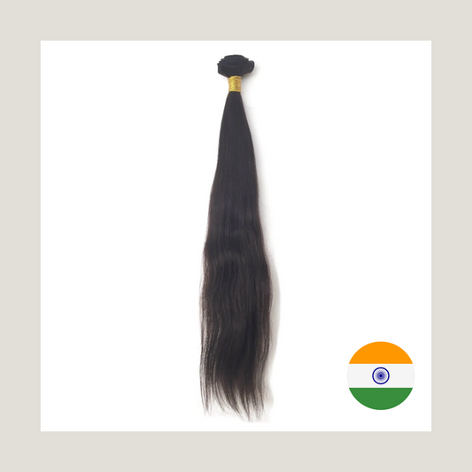 Cheveux humains indiens vierges Remy, extensions de cheveux à clipser