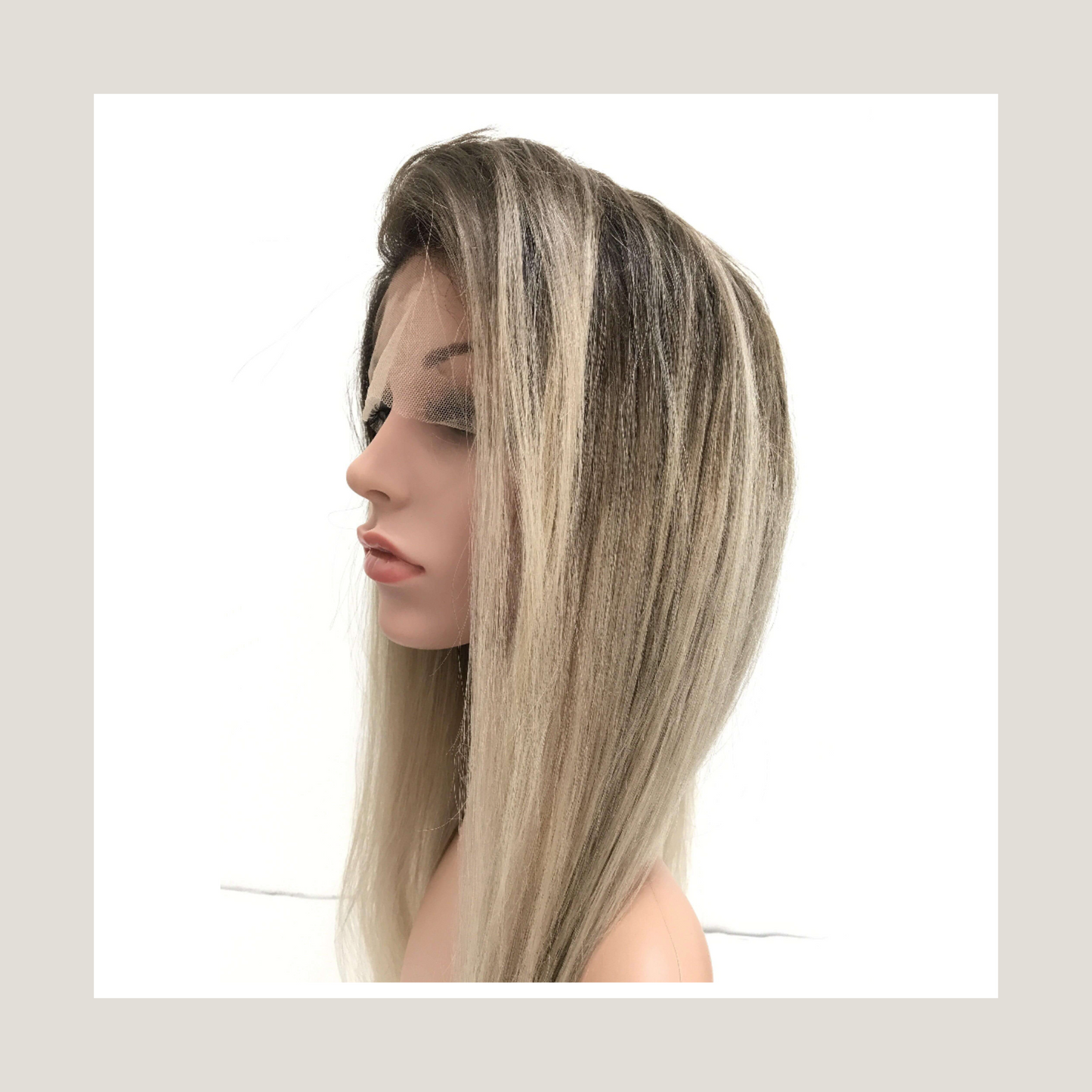 Balayage Ombre Remy Full Lace Perücke, brasilianisches Haar, europäisches Haar