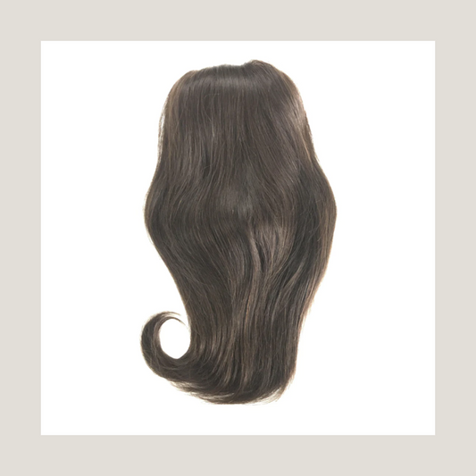 Virgin Remy Human Hair Half Peruk, Brazilian Hair Peruk, European Hair Peruk, 3/4 Peruk