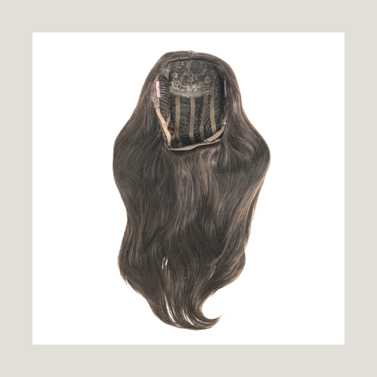 Halbe Perücke aus reinem Remy-Echthaar, brasilianische Haarperücke, europäische Haarperücke, 3/4-Perücke