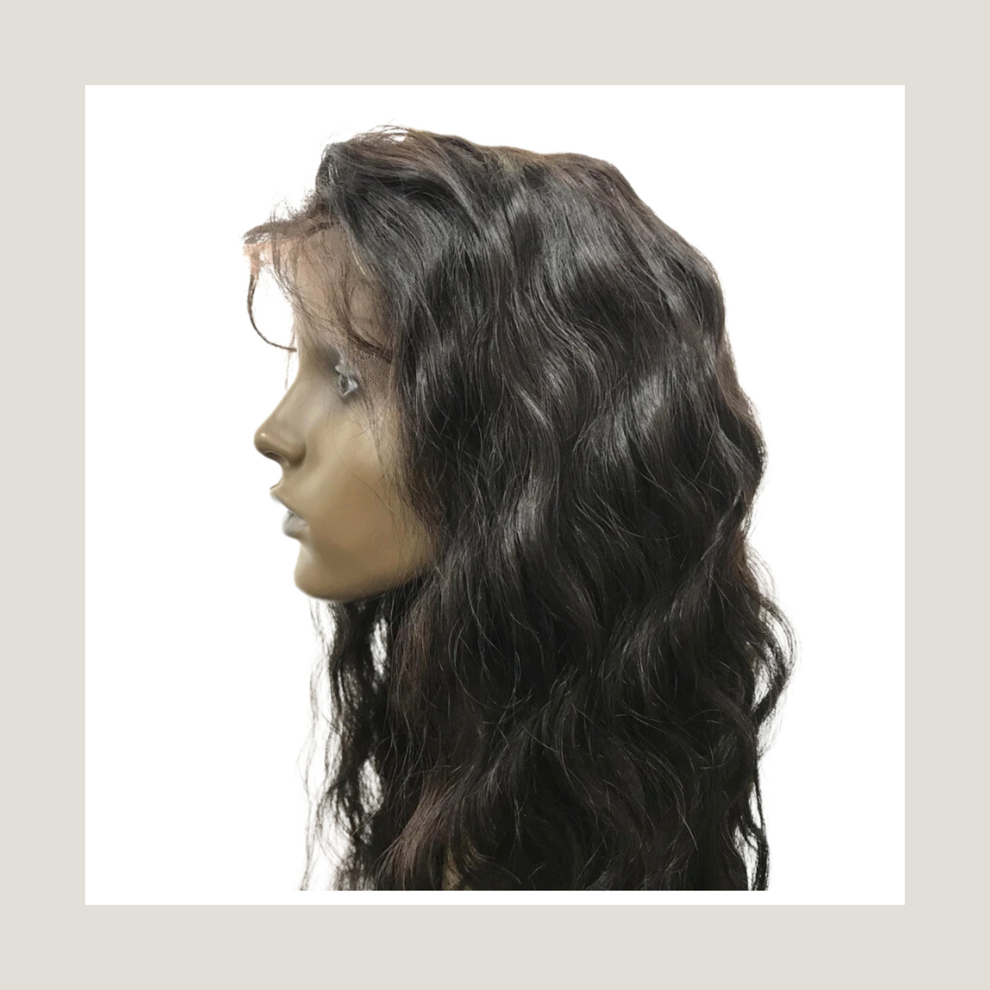 Peluca de cordón del frente del cabello humano de Remy de la Virgen, peluca brasileña del pelo, peluca europea del pelo