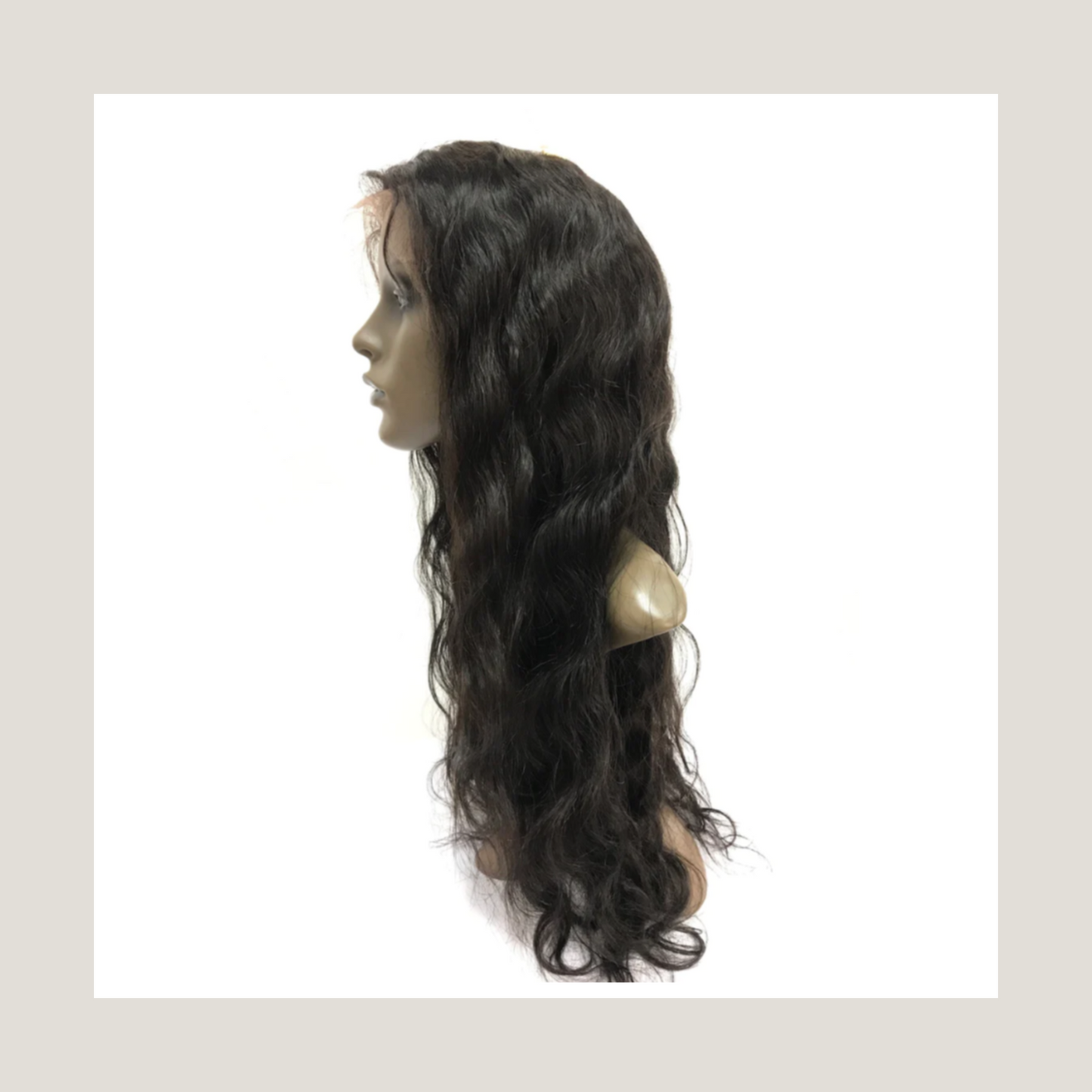 Peluca de cordón del frente del cabello humano de Remy de la Virgen, peluca brasileña del pelo, peluca europea del pelo