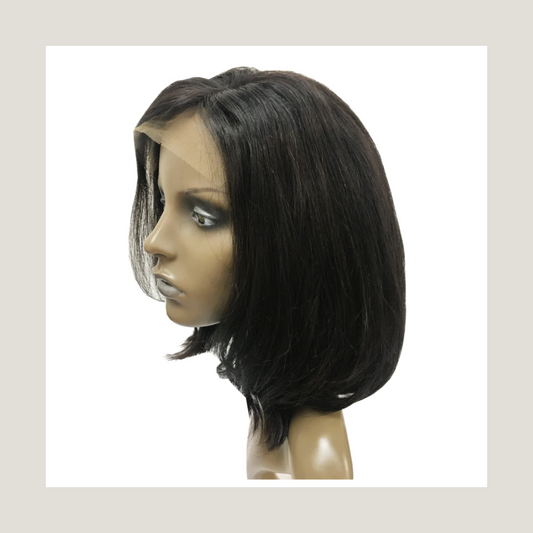 باروكة شعر بشري ريمي برازيلي مرسومة بجزء مزدوج من الحرير