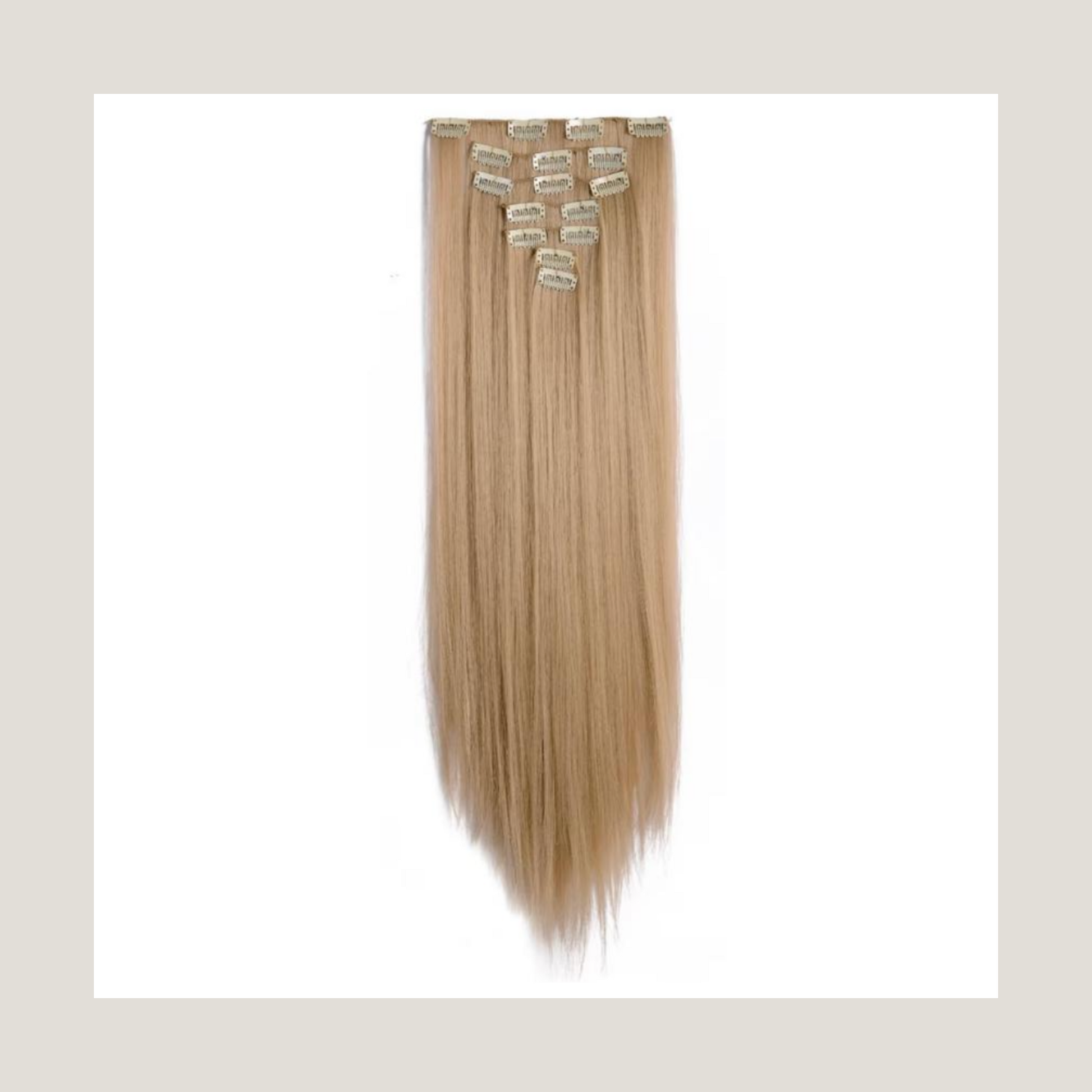 Real human hair online clip in extensions