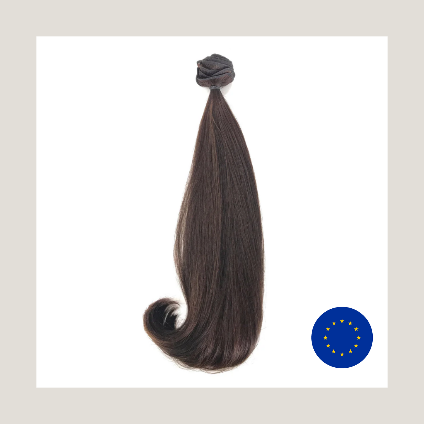 Doble dibujado, cabello humano Remy virgen europeo, tramas