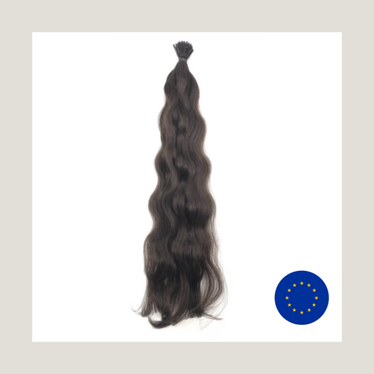 Extensions de cheveux humains vierges européens, i-Tips
