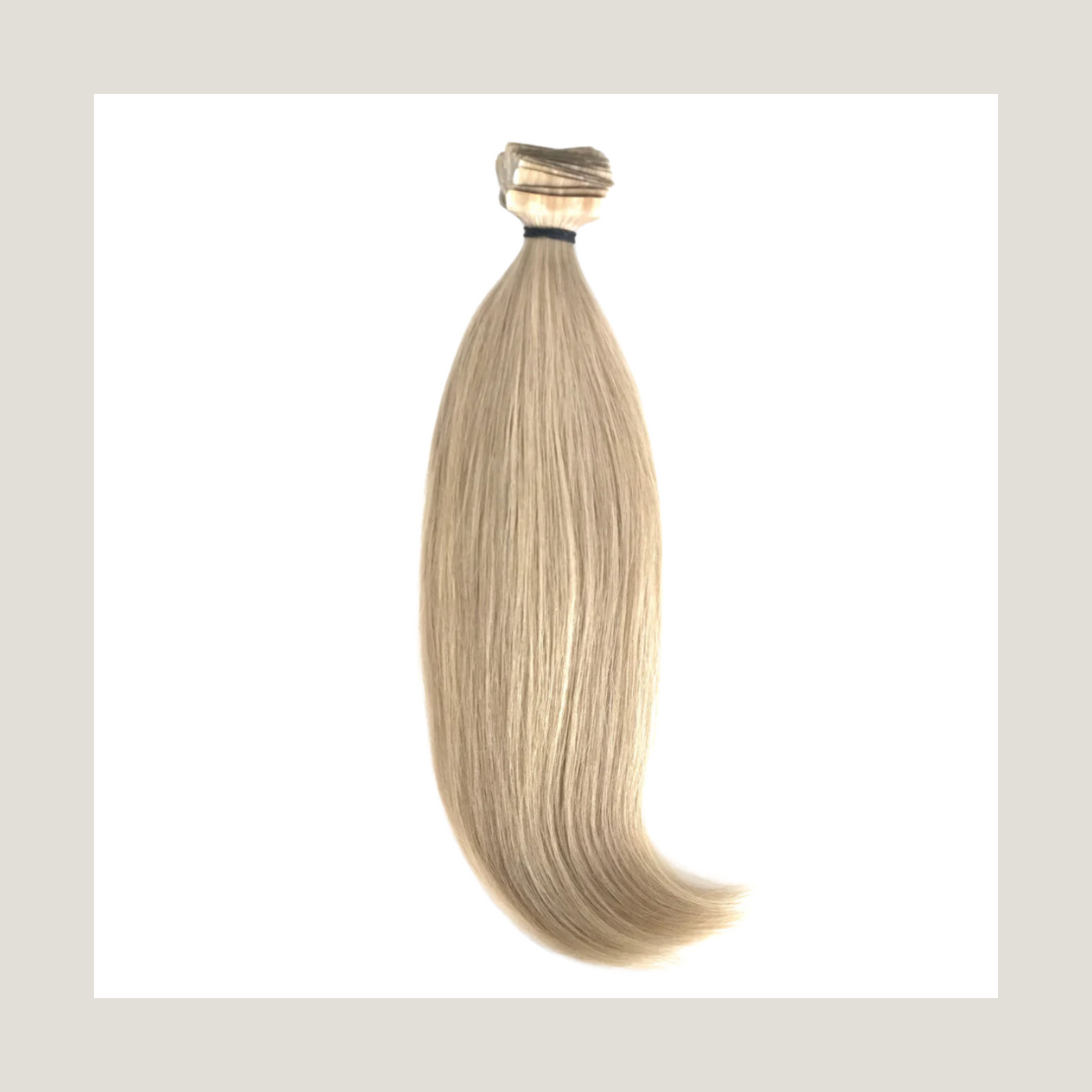 Cabello humano virgen europeo Remy, extensiones de cabello con cinta
