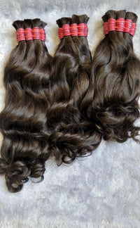 Natural Indian Wefts Bundle Deal — 3 Pack with Closure