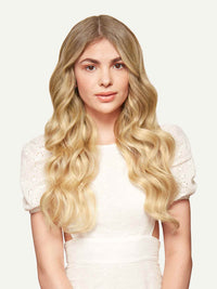 ¡NUEVO! Cabello humano Remy europeo, tramas cuádruples, 18", color 16, 100 g