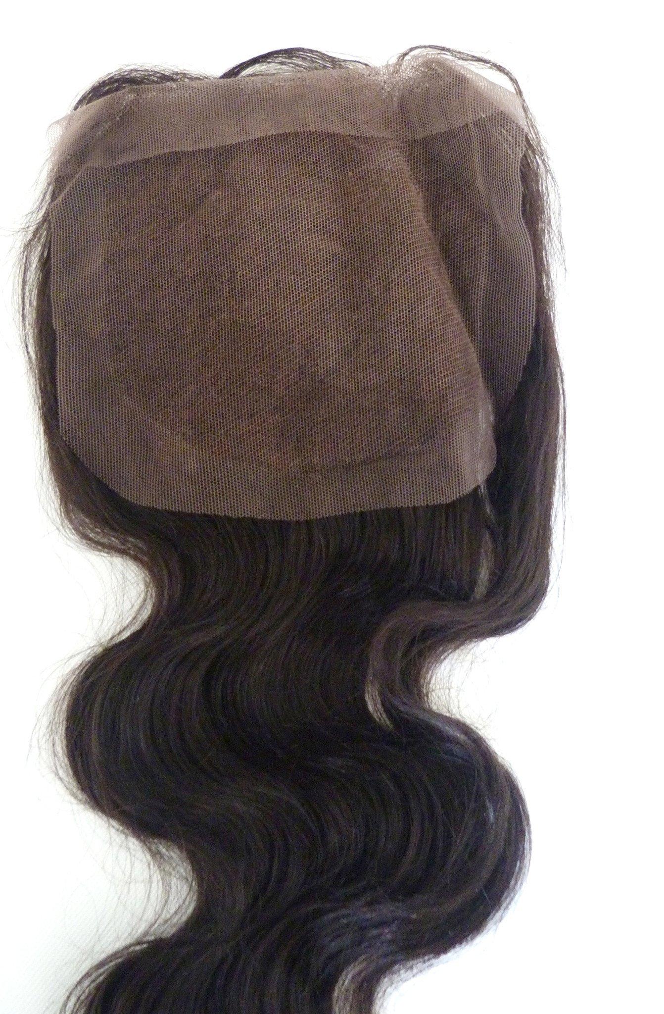 Indischer Virgin-Remy-Spitzenverschluss – 4 x 4 Zoll – Virgin Hair & Beauty, die besten Haarverlängerungen, echtes Virgin-Menschenhaar.