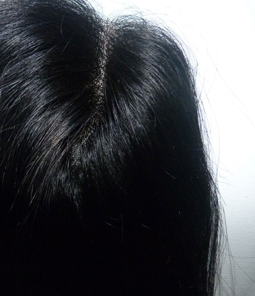 סגירת תחרה של רמי בתולה הודית - 3.5"x4"-שיער ויופי בתולה, תוספות השיער הטובות ביותר, שיער אנושי בתולה אמיתי.
