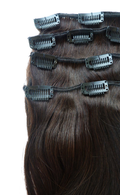 Double Drawn, Indian Virgin Remy Human Hair, Clip In Extensions, 28', Straight, Colour Virgin Uncoloured - Customised Listing-Virgin Hair & Beauty, The Best Hair Extensions, Real Virgin Human Hair.