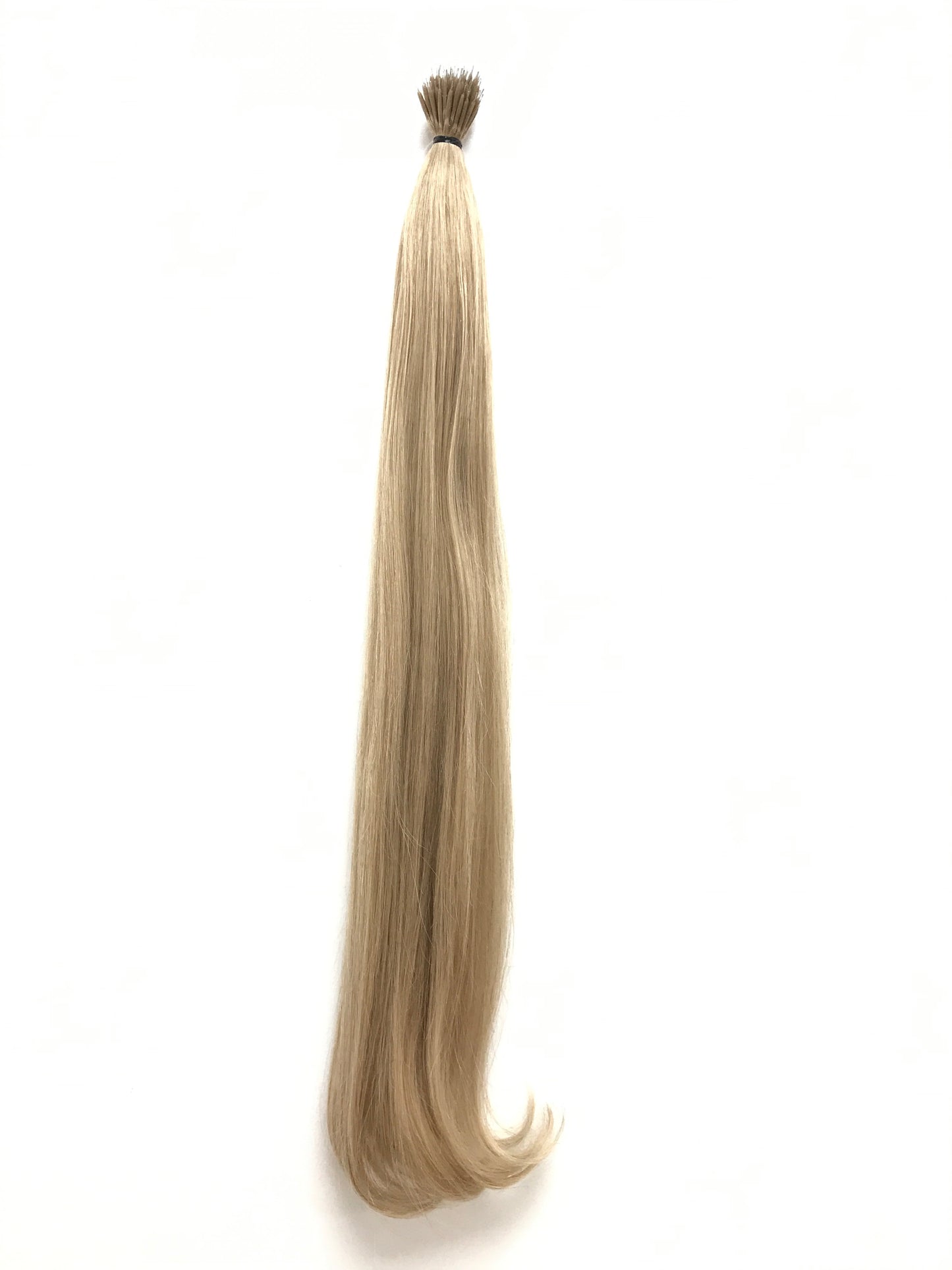 ¡Cabello humano ruso de Remy de la Virgen, extensiones nanas del cabello de la punta, rectas, 24", envío rápido!