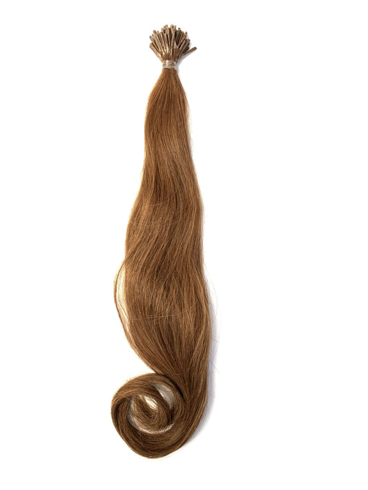 Brazilian Virgin Remy Human Hair,0.7g i-Tip Hair Extentions , Straight, 24'', Colour 10. Quick Shipping!