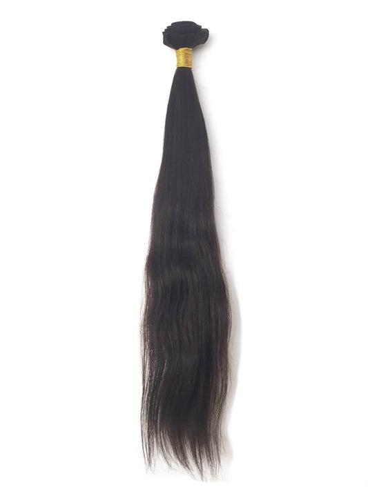 Brazilian Virgin Remy Human Hair - Inslag, 26'', Rak, Virgin, 100 g - Snabb frakt