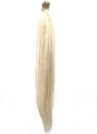 Russian Virgin Remy Human Hair, Nano Ring Extensions, Straight, 20'', Light Blonde Colour 613 . Quick Shipping!-Virgin Hair & Beauty, The Best Hair Extensions, Real Virgin Human Hair.