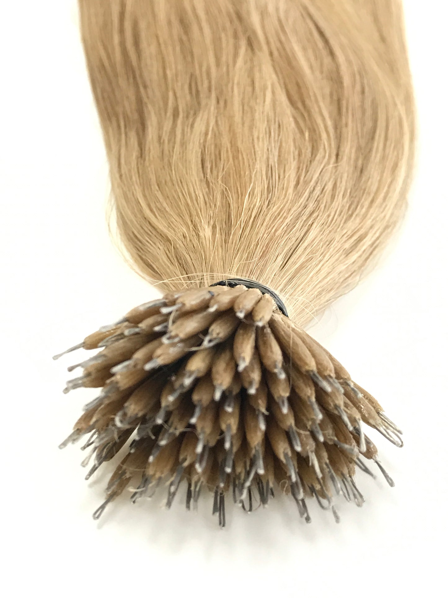 Russisches reines Remy-Echthaar, Nano-Spitzen-Haarverlängerungen, glatt, 24'', schneller Versand!