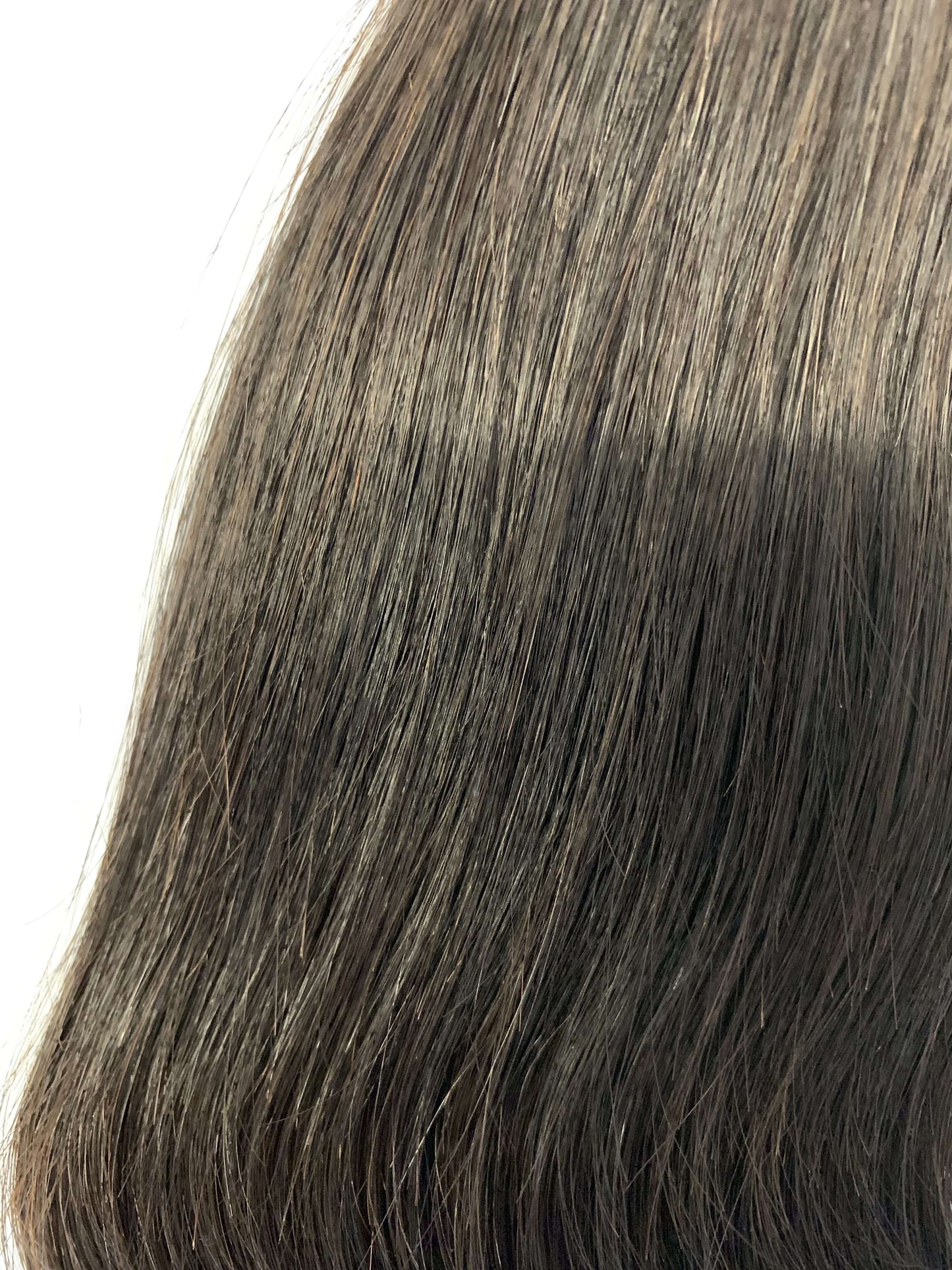 Brazilian Virgin Remy Human Hair - Inslag, 18'', Rak, Virgin, 100 g - Snabb frakt