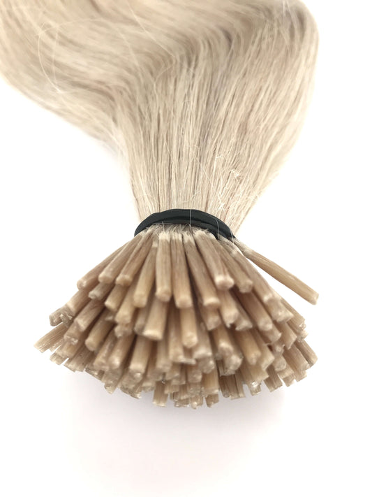 תוספות שיער אנושיות בתולה רוסית, טבעות מיקרו i-Tip 0.7 גרם