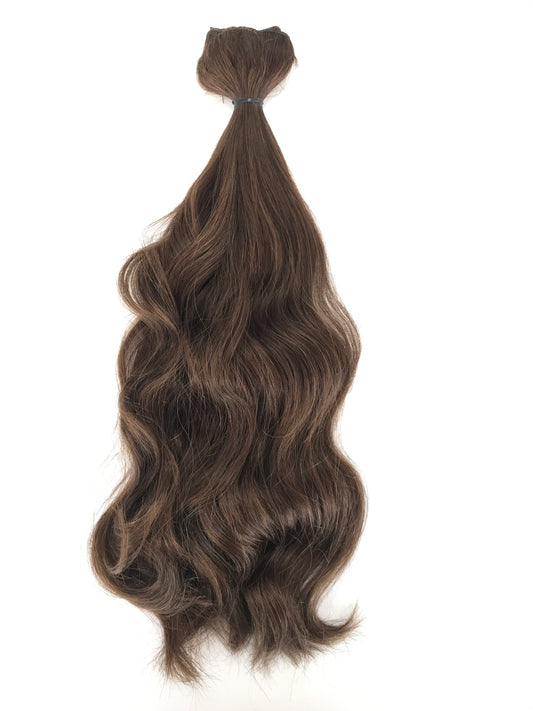 Nouveau! cheveux humains brésiliens remy, extensions à clips, 18", couleur 3, marron, 100g-cheveux vierges et beauté, les meilleures extensions de cheveux, vrais cheveux humains vierges.