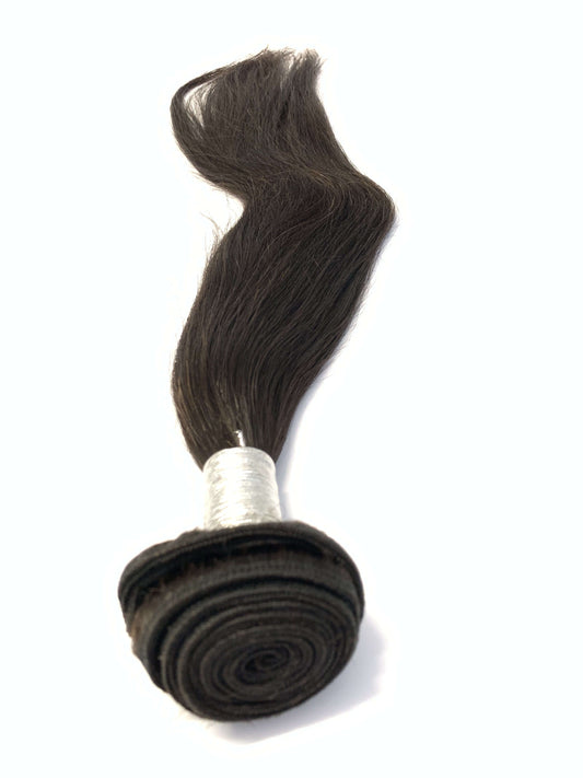 Brazilian Virgin Remy Human Hair - Inslag, 18'', Rak, Virgin, 100 g - Snabb frakt