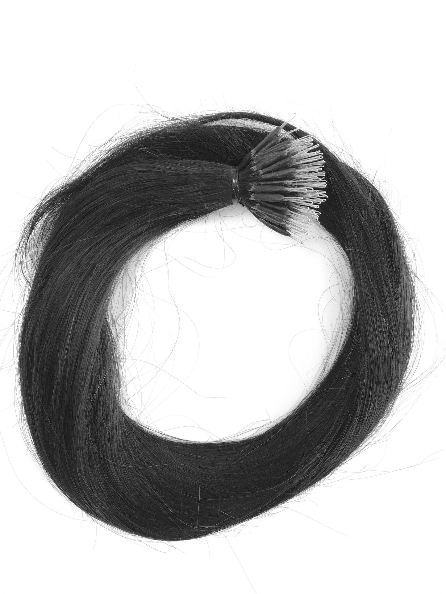 Brasilianisches reines Remy-Echthaar, Nano-Ring-Extensions, glatt, 24 Zoll, ungefärbt. Schneller Versand!-Virgin Hair & Beauty, die besten Haarverlängerungen, echtes Echthaar.