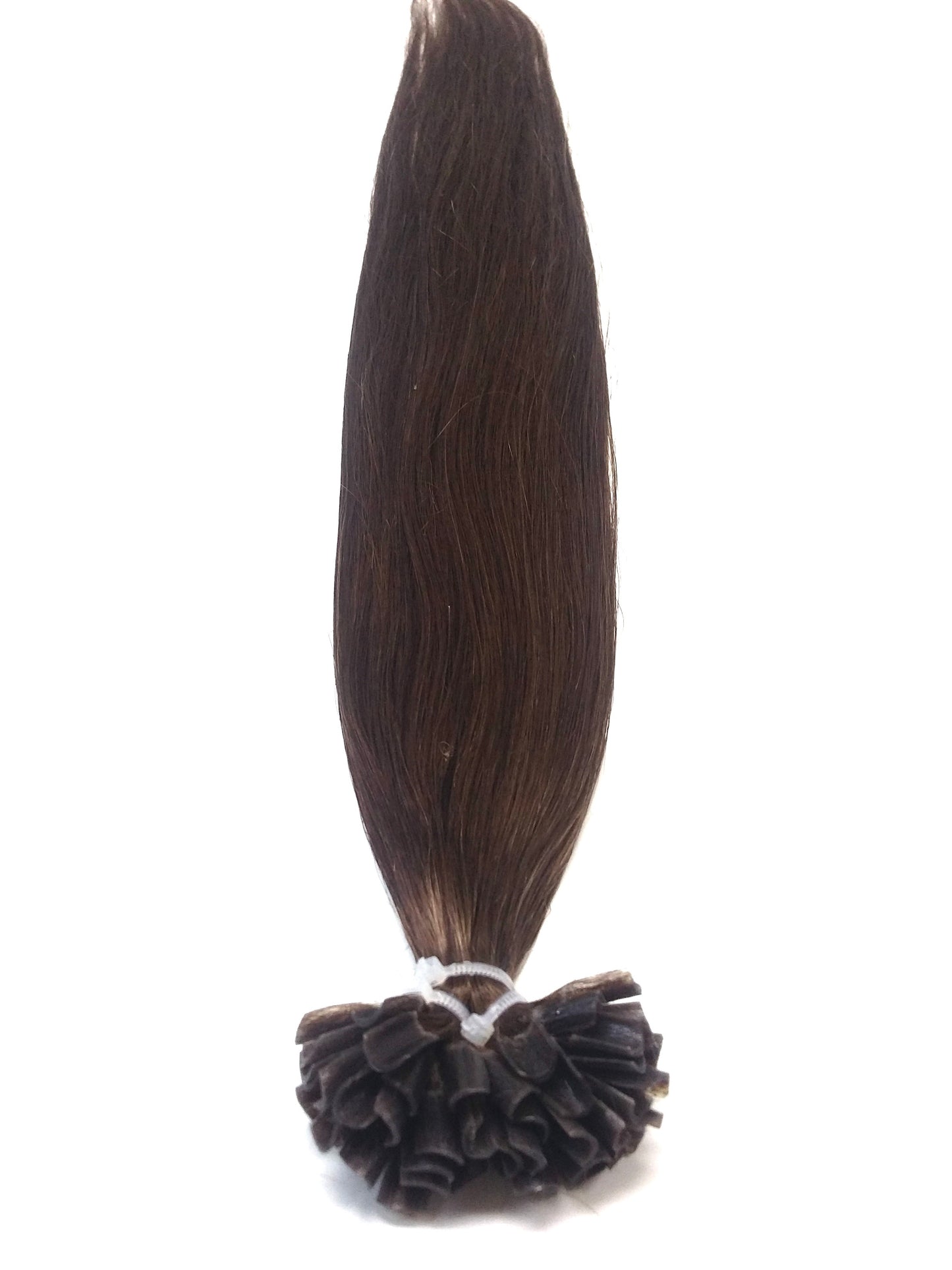 שיער אנושי רמי רוסי, 1 גרם אוטיפים, חלק, 24'', צבע 4, 50 גרם, משלוח מהיר!