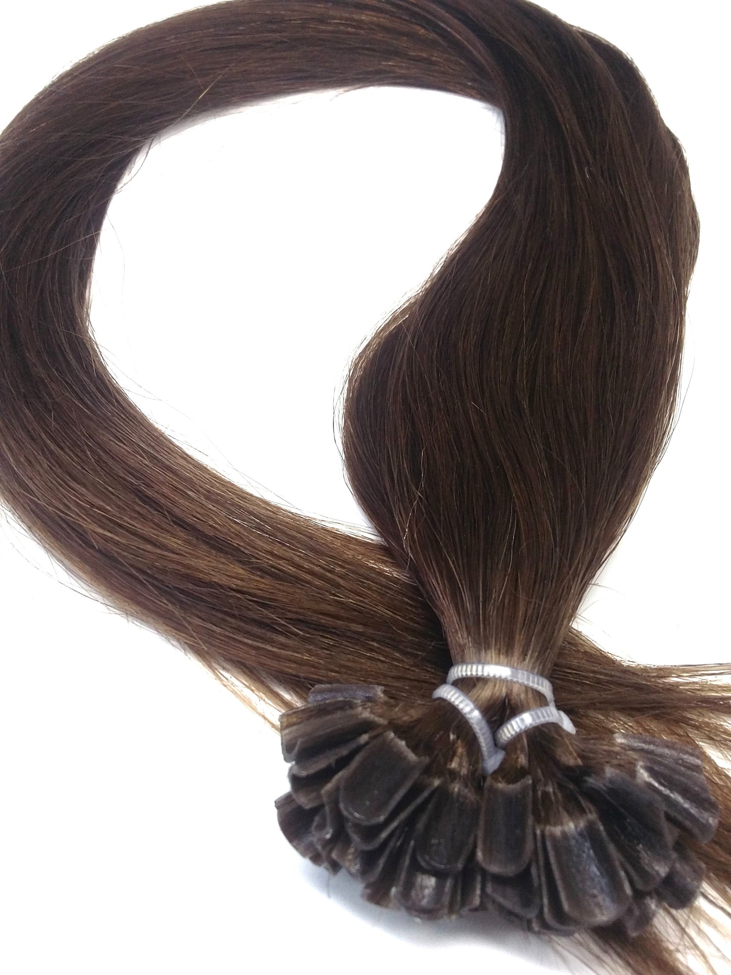 Russian Remy Human Hair, 1g Utips, Straight, 24'', Colour 4, 50g, Quick Shipping!